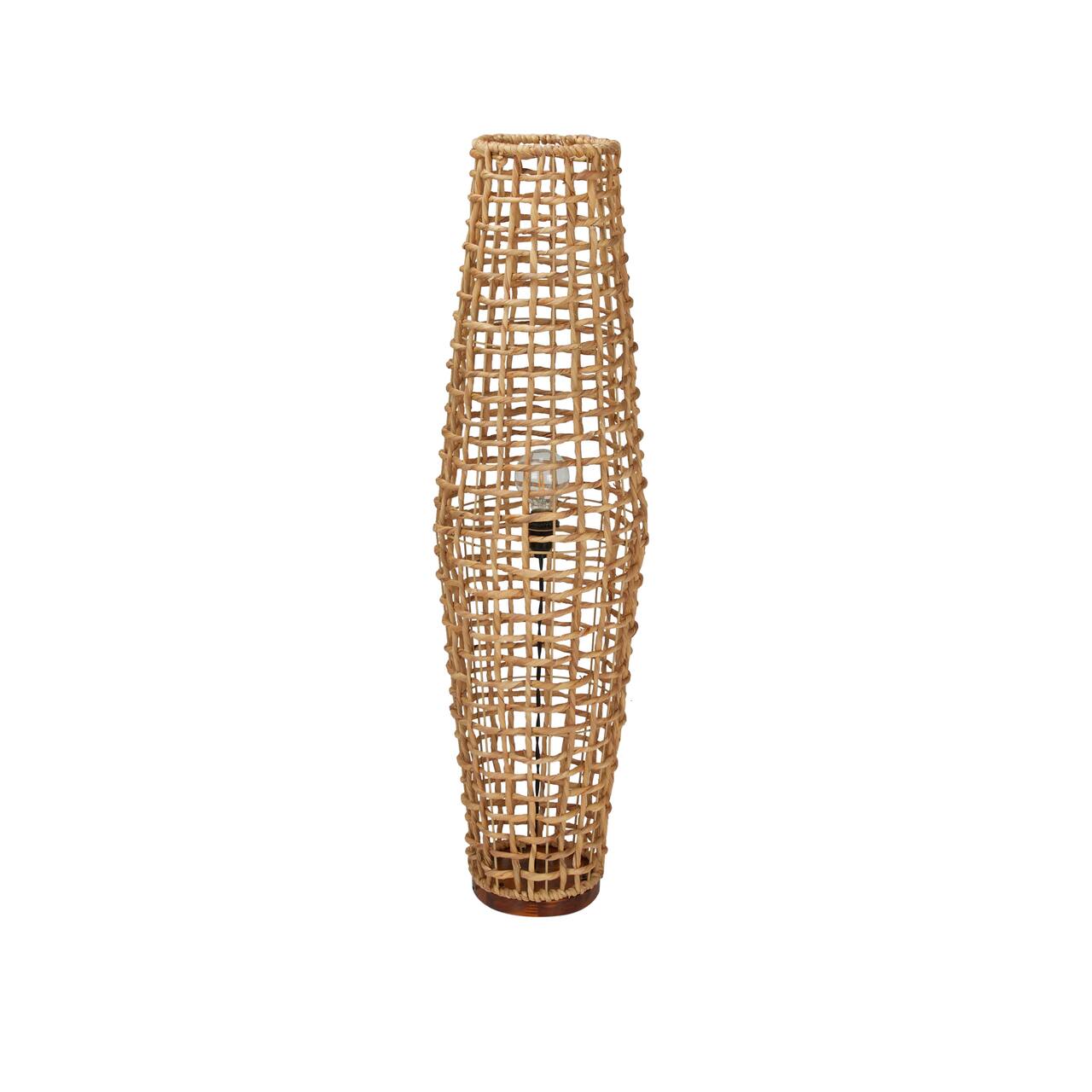 Hello Honey® Natural Modern Woven Seagrass Floor Lamp